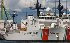 coast-guard-yard-thumb Daytime view of two U.S. Coast Guard cutters docked side by side in Baltimore