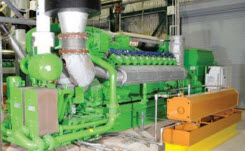 philadelphia-water-department A biogas cogeneration generator in a Philadelphia Water Department building