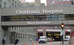 boston-childrens-hospital-entrance Daytime exterior of the entrance of Children's Hospital Boston