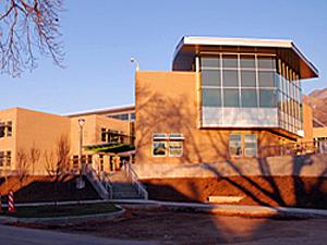 Daytime exterior of The Hillside School in Salt Lake City