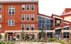 Daytime view of campus buildings at Western State College of Colorado