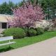 Daytime view of the entrance of Woodglen School in Clarkstown Central School District