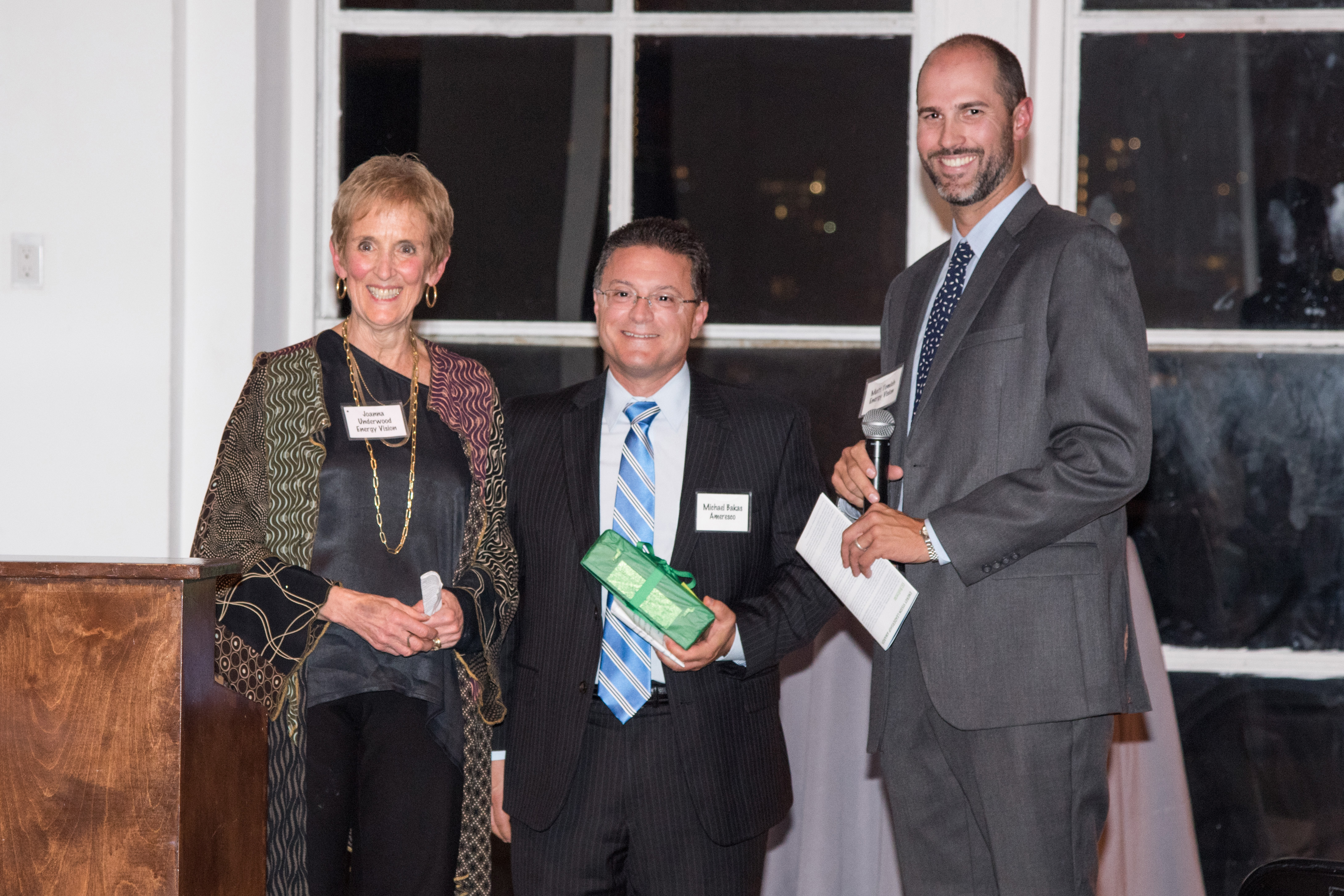 Michael T. Bakas of Ameresco receives a 2017 Energy Vision award