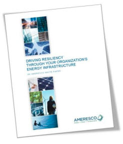 Cover of free Ameresco white paper on energy resilience