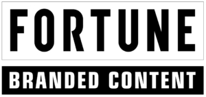 Fortune magazine branded content logo in black text on white background
