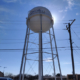 Daytime view of the City of Gatesville water tower