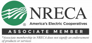 NRECA America's Electric Cooperatives Associate Member Logo