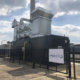 Daytime view of a cogeneration system at Wexham Park Hospital