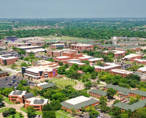 aerial view of Tarleton State University
