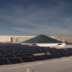 Daytime view of rooftop solar panels in Englewood, Colorado