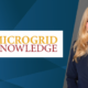 Title card for Microgrid Knowledge webinar with Nicole Bulgarino of Ameresco