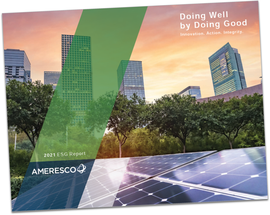 Ameresco 2021 ESG Report Cover