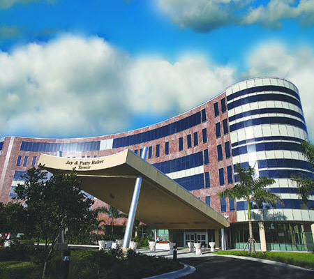 Daytime panoramic view of the Naples Community Hospital North Campus