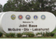 Daytime view of the entrance sign at Joint Base McGuire - Dix - Lakehurst