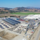 Daytime aerial view of Taylor Farms facility showing planned solar power installations.