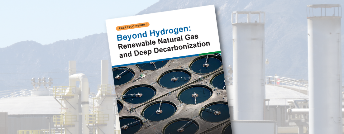 Free RNG white paper cover with the title Beyond Hydrogen Renewable Natural Gas and Deep Decarbonization
