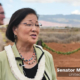 Screen capture of Hawai'i Senator Mazie Hirono speaking at the groundbreaking of the Kūpono solar farm