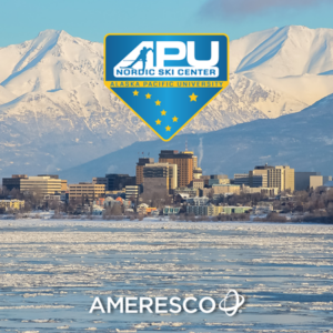 alaska-pacific-university-case-study-featured-image Daytime view of the Alaska Pacific University Campus with the APU Nordic Ski Center and Ameresco logos superimposed