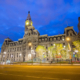 Evening view of City Hall in Philadelphia