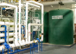 Groundwater processing equipment at the US Department of the Interior headquarters building in Washington DC