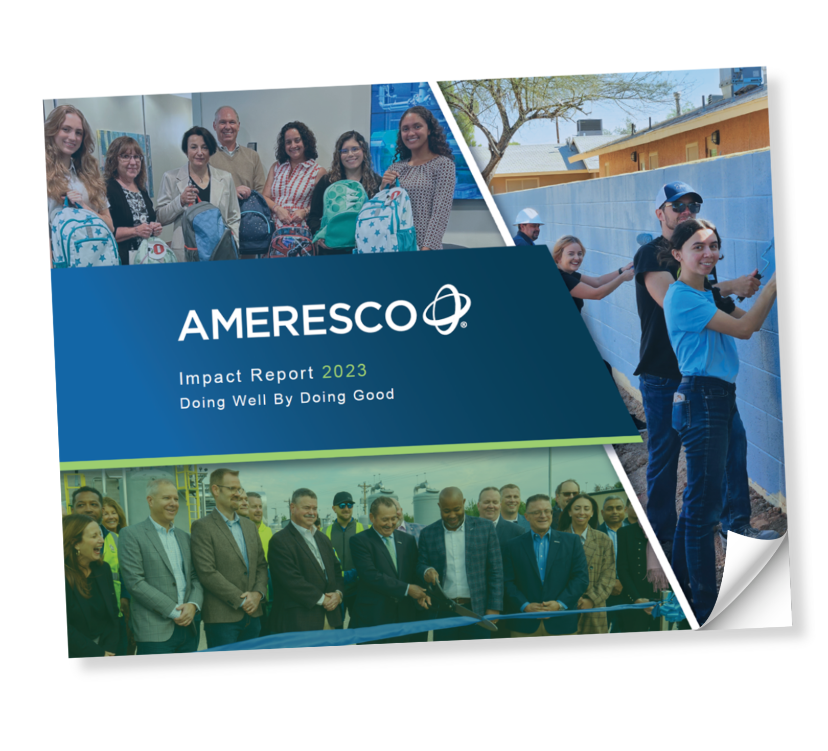 2023 Ameresco Impact Report cover