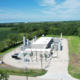 Daytime panoramic view of a renewable natural gas RNG plant in Lee County