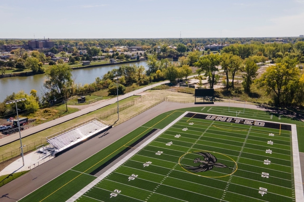 Saginaw Public Schools MI Athletic Field