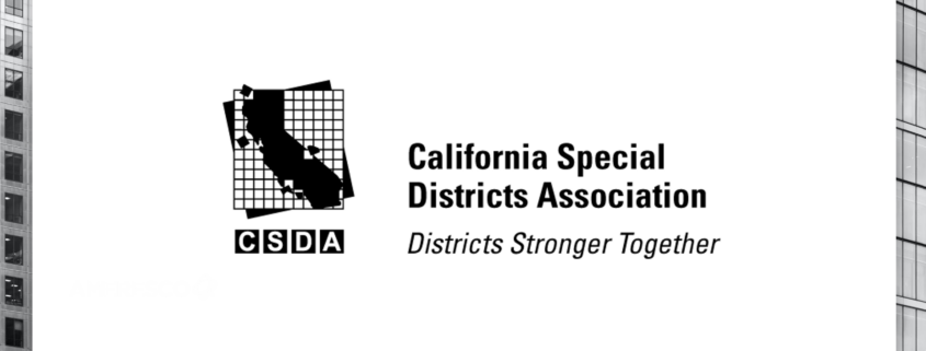 California Special Districts Association Districts Stronger Together CSDA