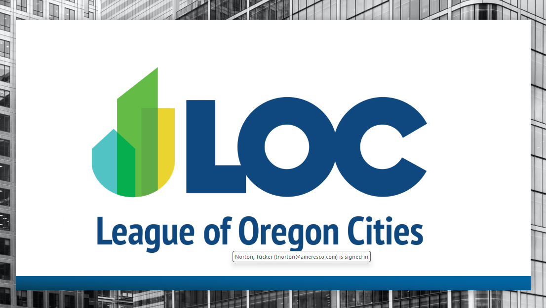 LOC League of Oregon Cities