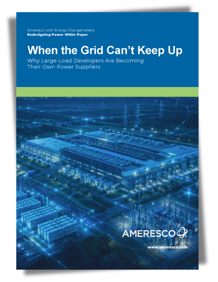 Screenshot of the cover of The Field Guide to Decarbonization Planning Strategies to net zero for the built environment Presented by Ameresco